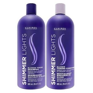 CLAIROL PROFESSIONAL Shimmer Lights Purple Shampoo & Conditioner
